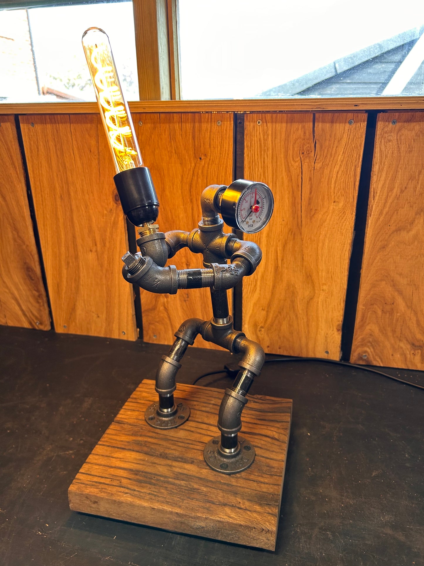 Obi Watt Kenobi - Industrial Steam Punk Lamp