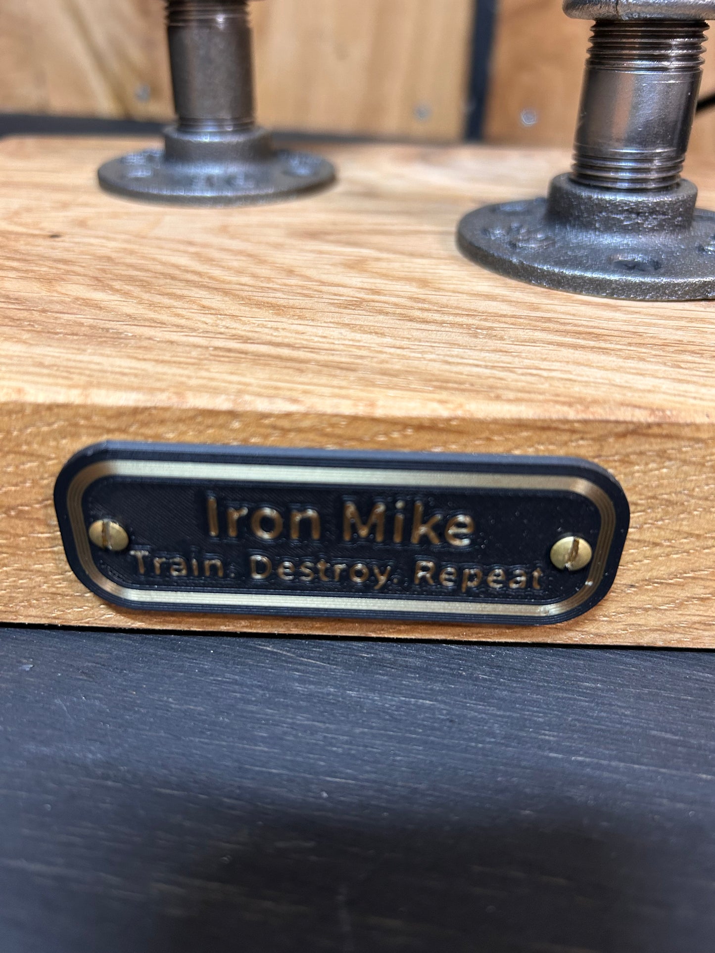 Iron Mike - Boxing Industrial Steam Punk Lamp