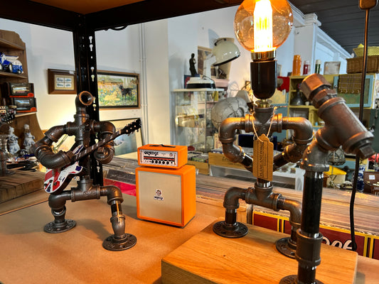 Oasis Pipe Man Band Lamp - Steampunk Lamp